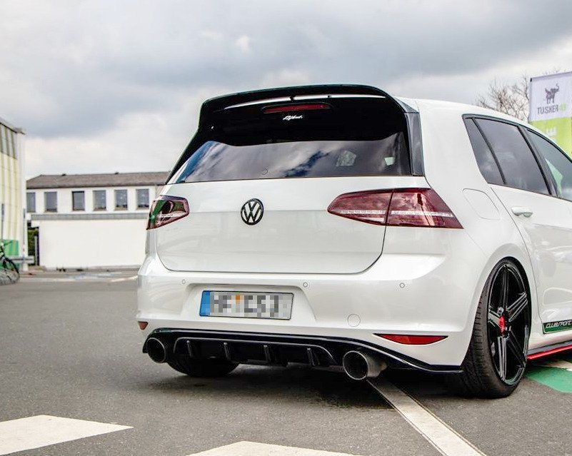 Diffuser VW Golf 7 GTI Clubsport Glans Zwart