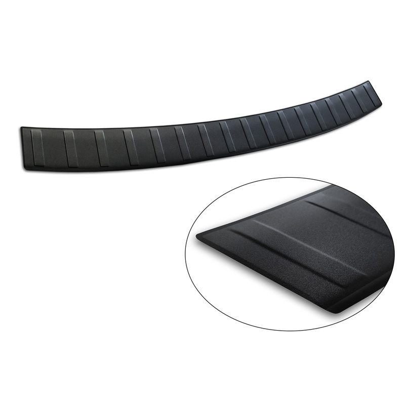 Matzwart RVS Achterbumperprotector  Skoda Octavia III Combi (5E5) Facelift 2017-2020 'Ribs'