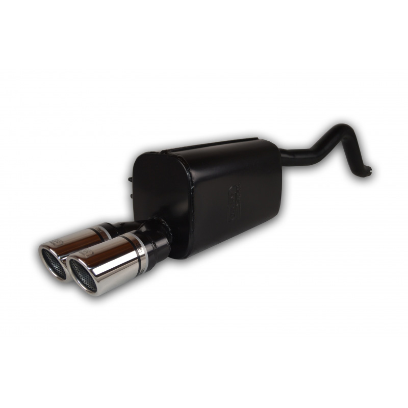 Sportuitlaat  Renault Clio D 5-deurs 0.9L 66kW 2012- 2x 70mm