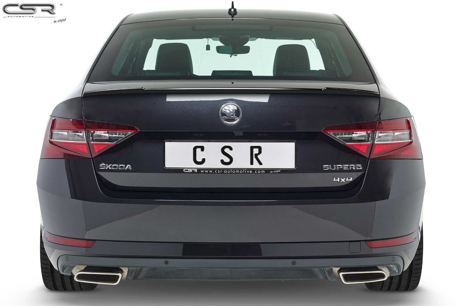 Achterspoiler Skoda Superb III (Typ 3V) Glans Zwart – CSR Automotive – vanaf 03/2015