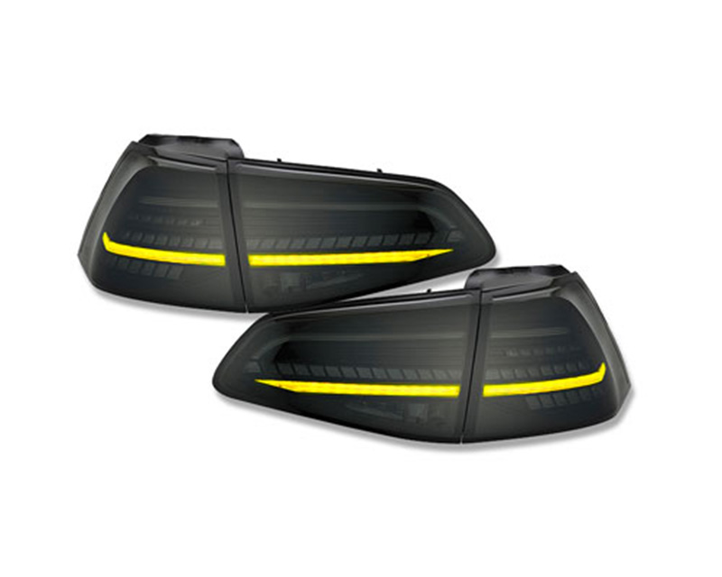 Taillights VW Golf VII red/Smoke Lightbar