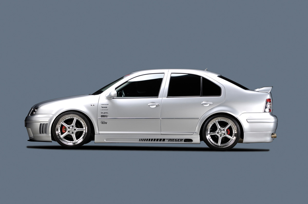 Zijskirts VW Golf IV Rieger met uitsnede