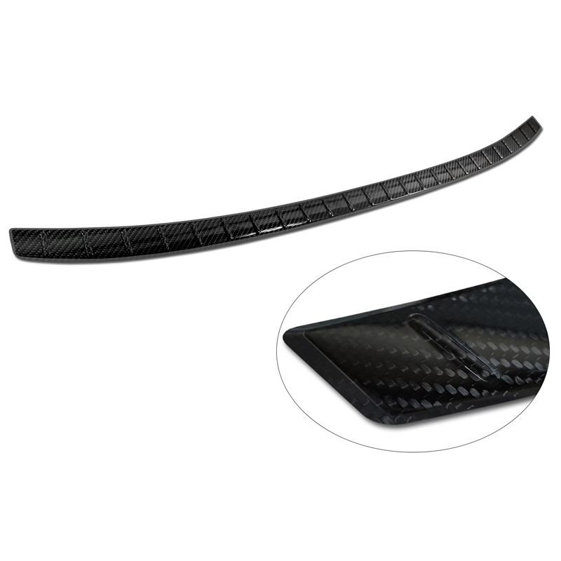 Echt 3D Carbon Achterbumperprotector  Volkswagen Taigo 2021- 'Ribs'