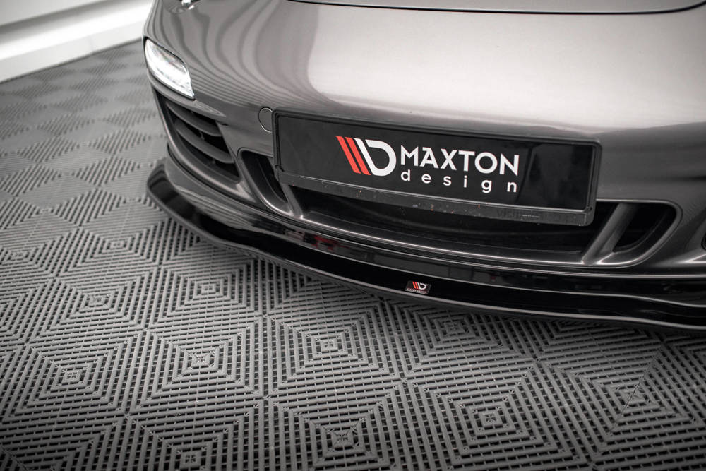 Voorspoiler V.1 Porsche 911 Carrera GTS 997 Facelift 2009 - 2011 Maxton Glans Zwart