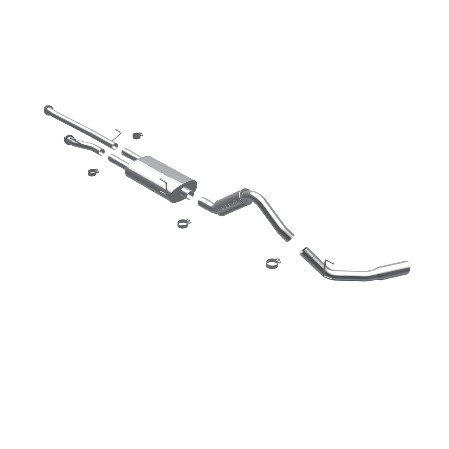 Toyota Cat-Back 2010 Tundra 4.6L Single Magnaflow Cat-Back