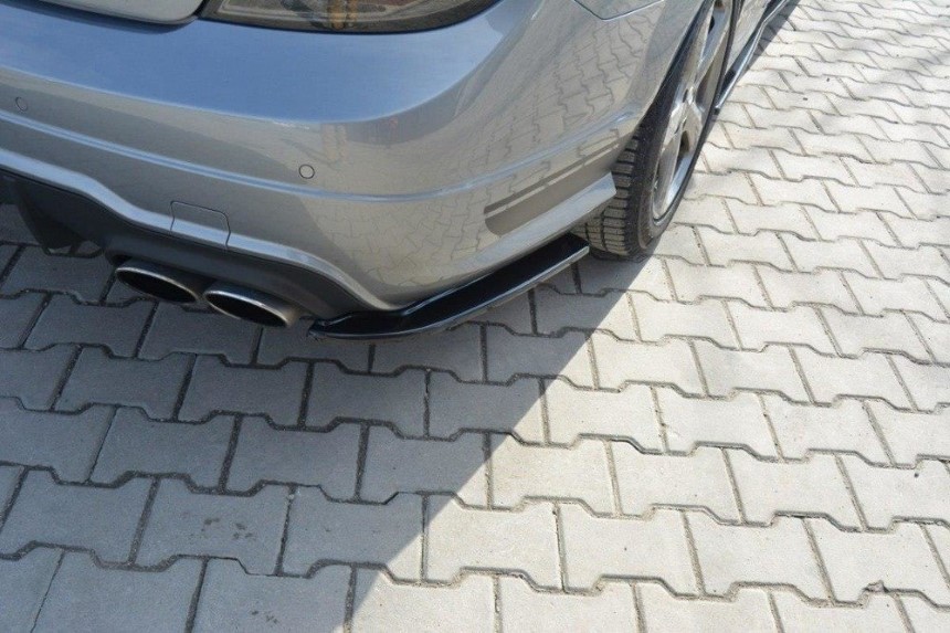 Achter zijskirts Mercedes CW204 63AMG/AMG-Line Maxton Design glans zwart