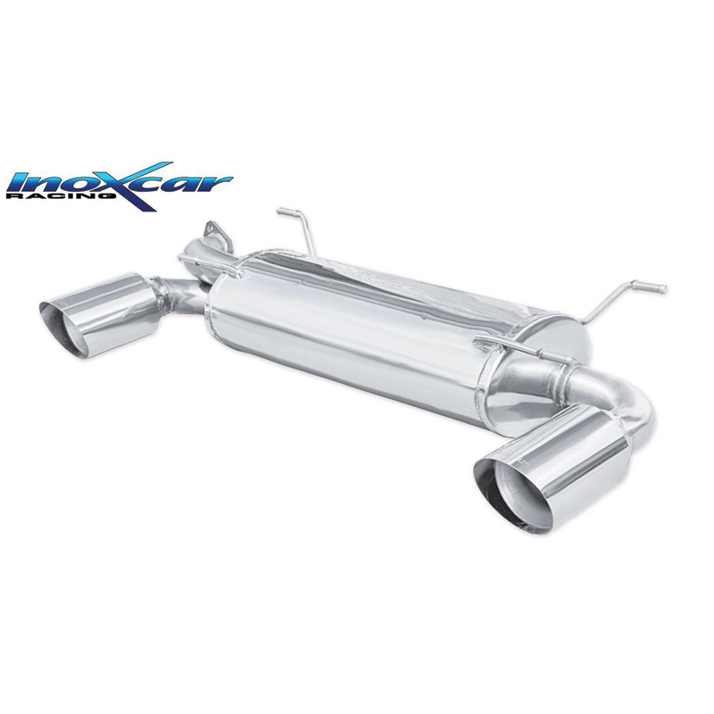 100% RVS Dubbele Sportuitlaat  Toyota GT86 2.0 (200pk) Facelift 2017- 1x102mm Racing