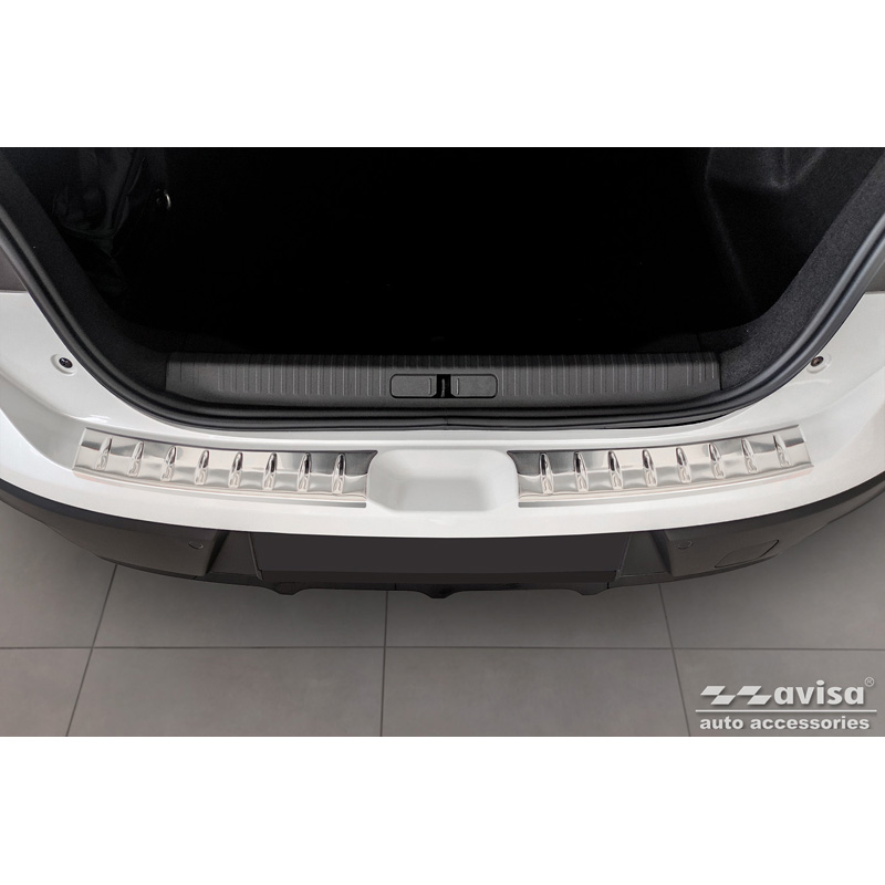 RVS Achterbumperprotector  Citroën C4 X 2023- 'Ribs' (2-delig)