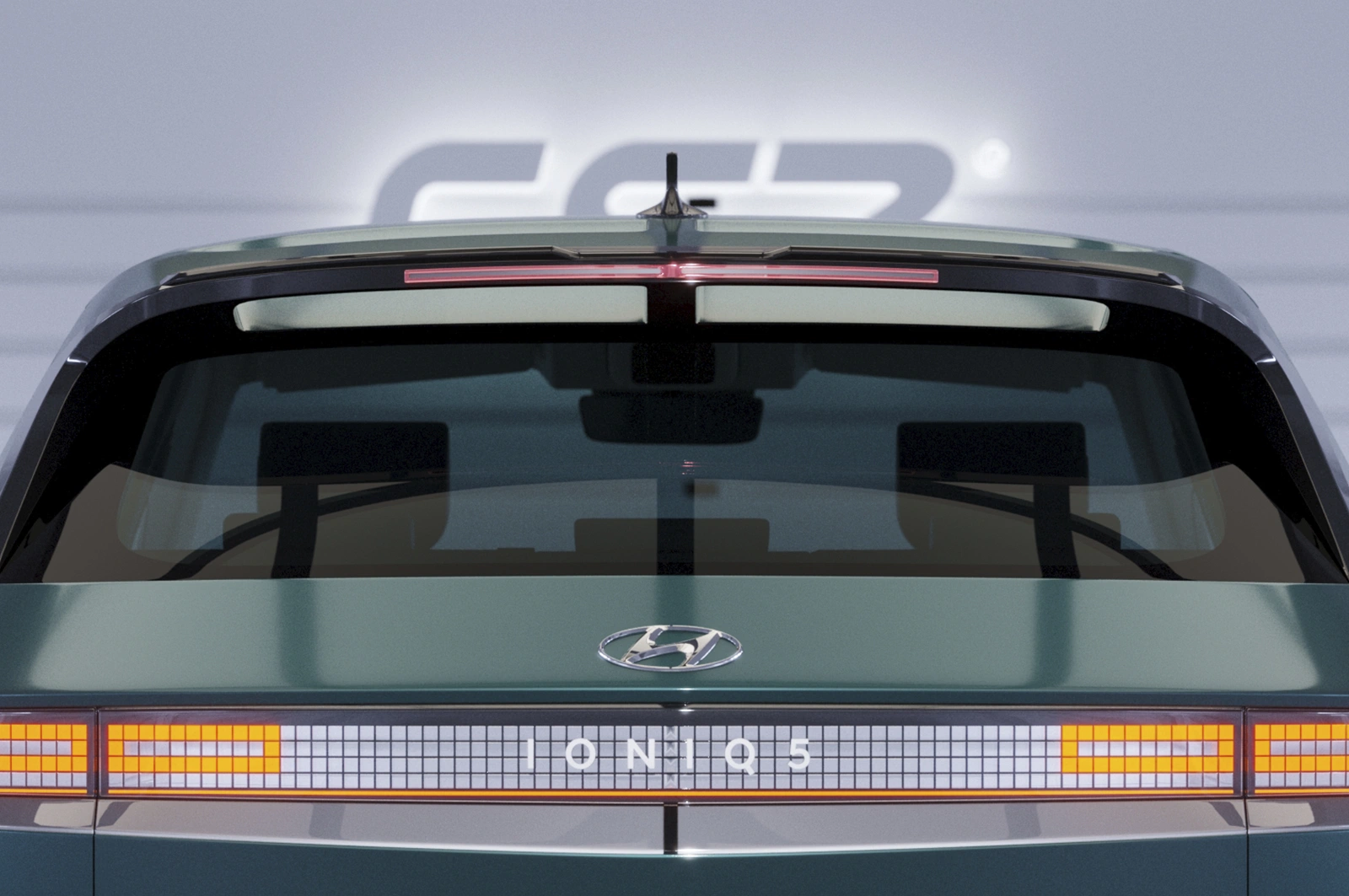 Achterspoiler Hyundai Ioniq 5 glans zwart 2021–