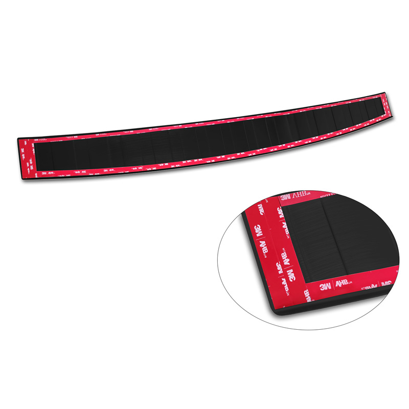 Zwart RVS Achterbumperprotector  Mercedes EQE SUV (X294) 2022- 'Ribs'