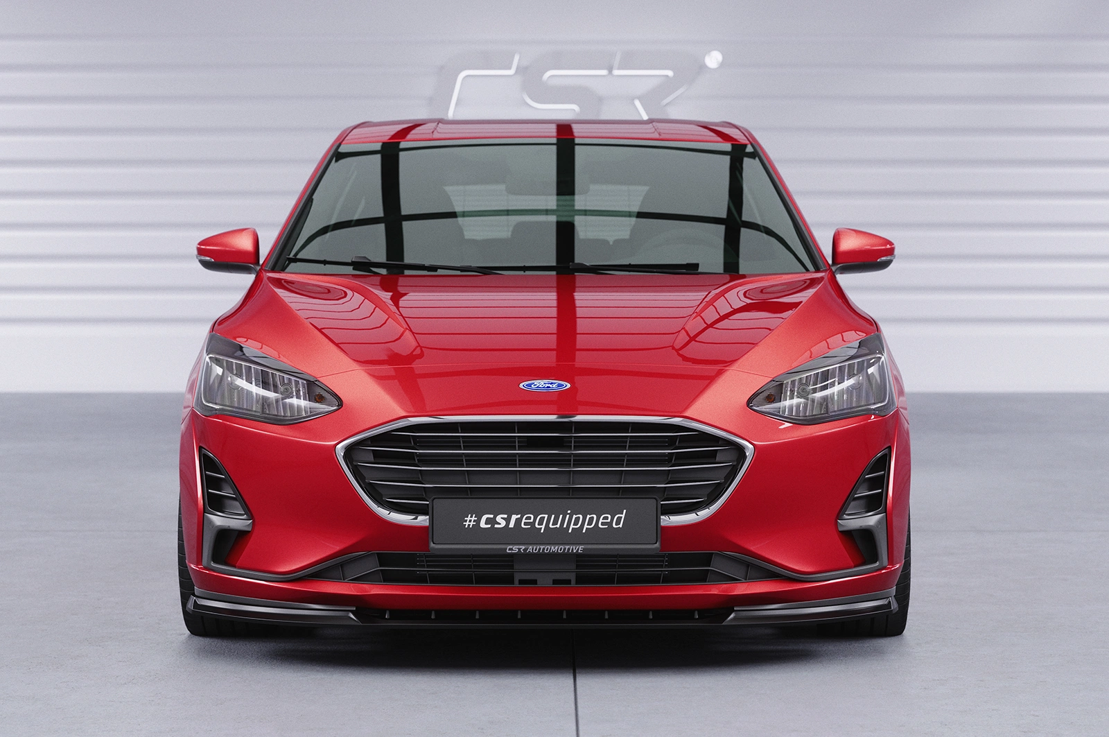 Voorspoiler Ford Focus MK4 Turnier 2018-2021 Glans Zwart – CSR