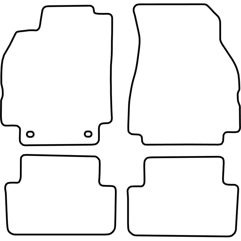 Automatten Renault Megane 03- excl. Break/CC