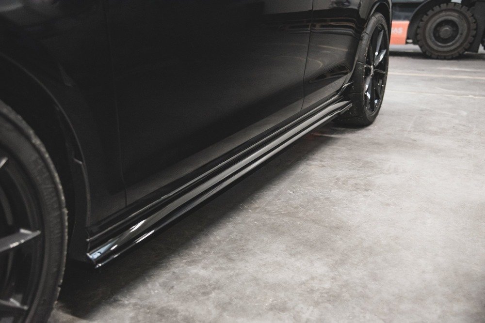 Zijskirts Volkswagen Golf 7 GTI TCR Maxton Glans Zwart