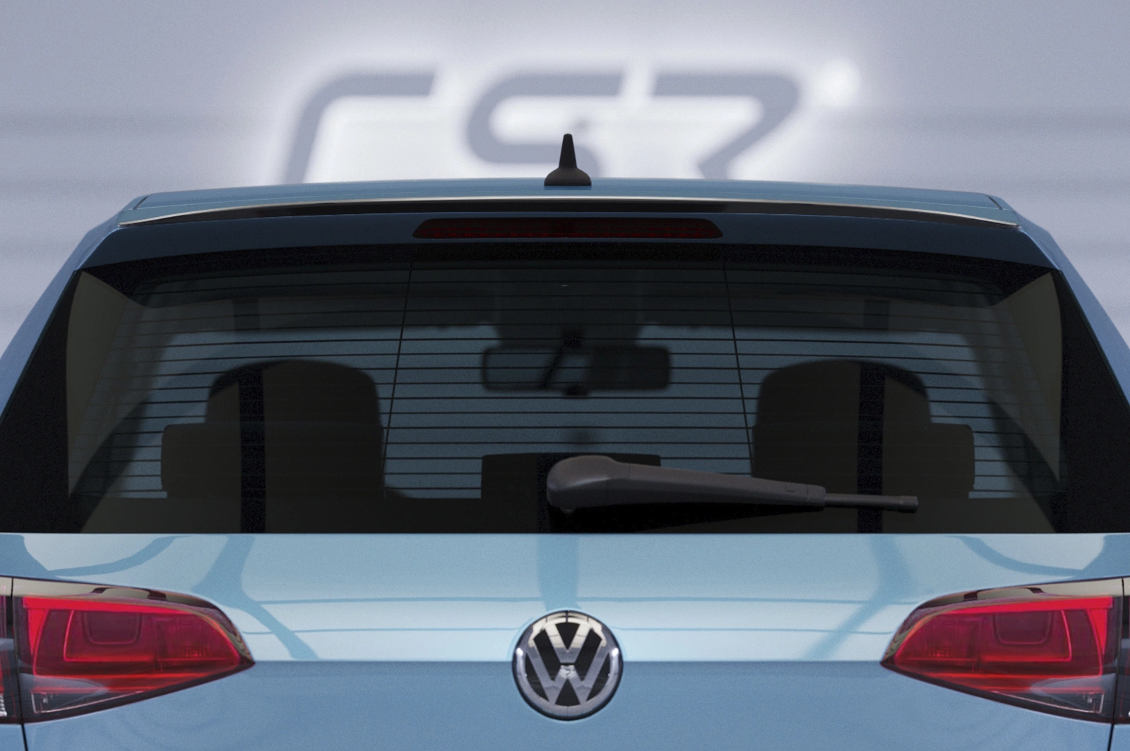 Achterspoiler VW Golf 7 (Typ AU) glans zwart – CSR Automotive