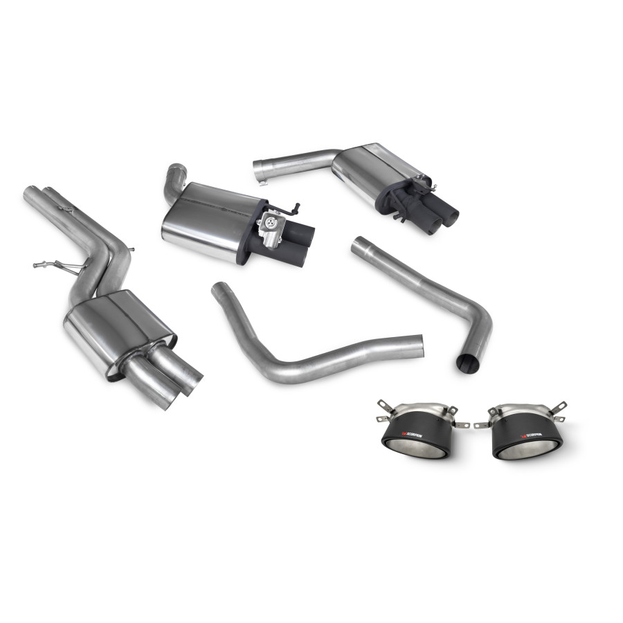 Audi RS7 C7 4.0 TFSI Biturbo Quattro Resonated half system with trims