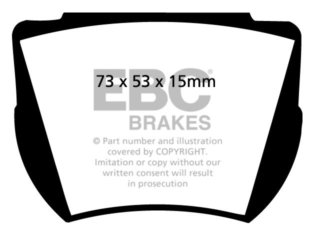 EBC Brakes SEAT Alhambra 1.8 Turbo 2000-2006 Remblokken achterzi