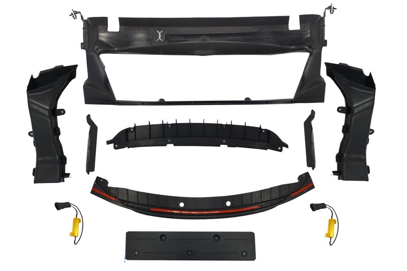 BWM 1 Serie F22/F23 2014-2015 Designer Grill set chromee/Zwart