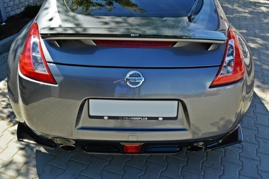 Achterzijde skirts Nissan 370Z Maxton Design glans zwart