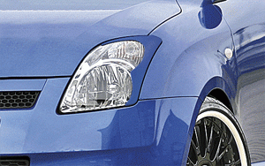 Koplampspoilers Suzuki Swift 05-
