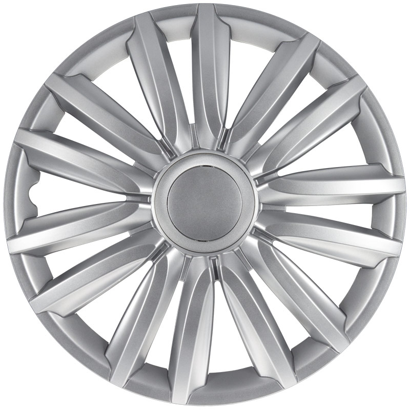 4 Delige Wieldoppenset Intenso Pro 16 inch 16" R16 zilver + chro