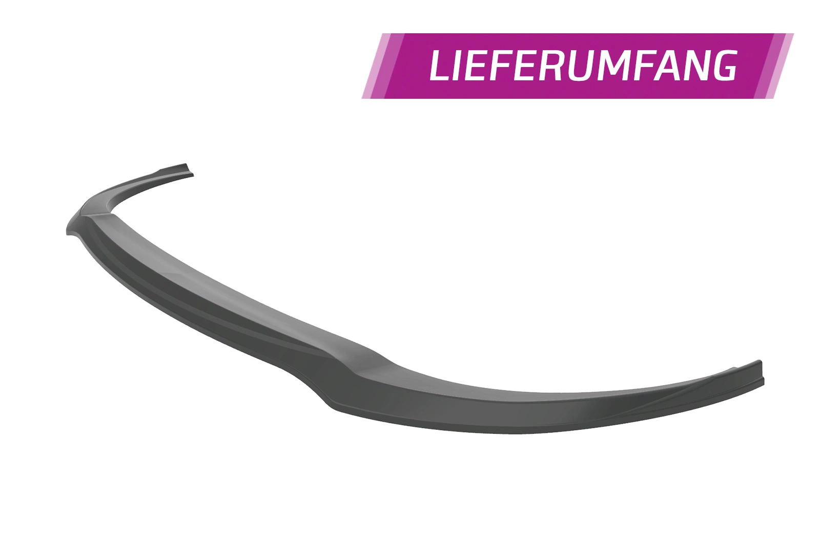 Voorspoiler Kia Rio 4 (YB) Glans Zwart van CSR Automotive (2017-2020, voor Facelift)