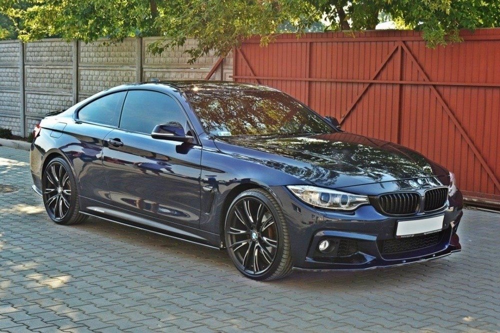 Zijskirts Diffusor BMW 4 Serie F32 M-Pack Gloss Black