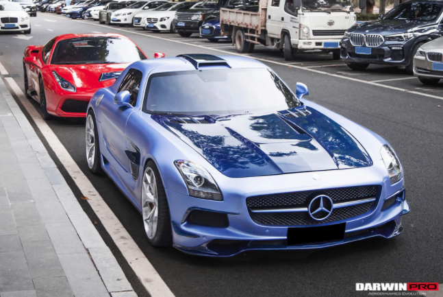 Mercedes Benz W197 SLS AMG BKSS Style Carbon Fiber Roof Scoop 2010-2015
