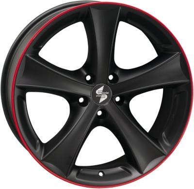 Velgen EtaBeta Tettsut zwart red 10x22 5x112 ET40
