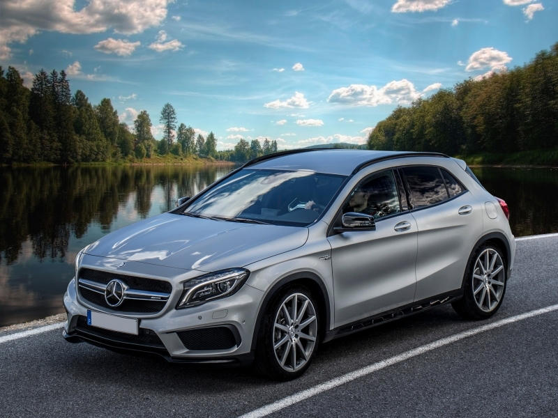 Voorspoiler Mercedes GLA X156 AMG-Line VARIO-X