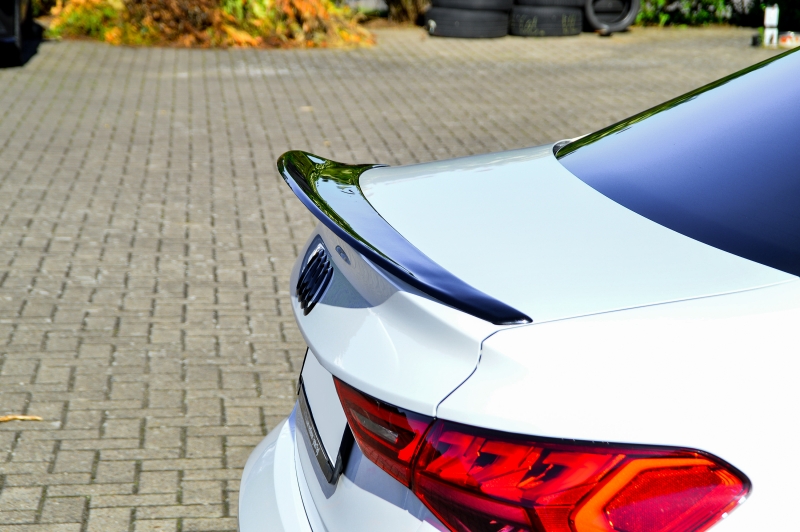 Spoiler Audi A3 8Y S3 S-Line Limousine Glans Zwart