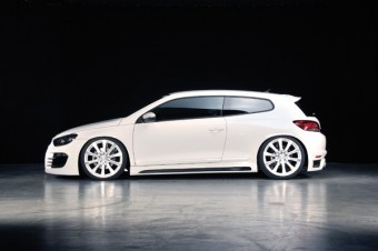 Zijskirts VW Scirocco III Rieger Tuning Carbon