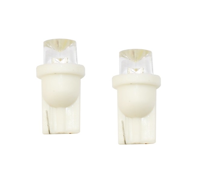 M-tech L006 T10 12v/24v concave 8mm wit LED