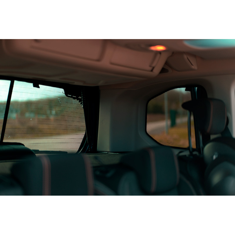 Set Car Shades  Citroen Berlingo Multispace 2018- (enkel met achterklep met te openen achterruit) (6-delig)