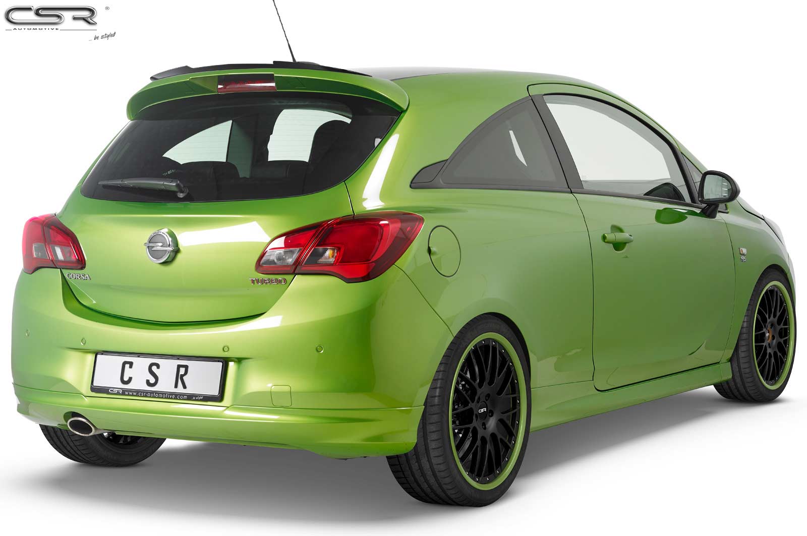 Achterspoiler Opel Corsa E OPC-Line glans zwart 2014–2019 van CSR Automotive