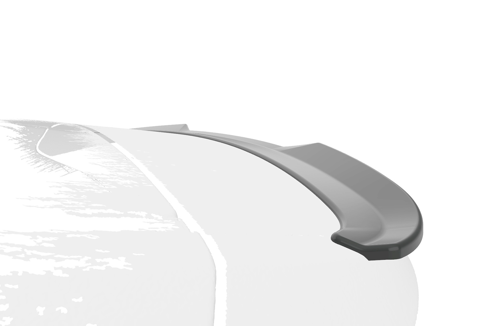 Spoiler Hyundai I30 (GD) CSR glans Zwart