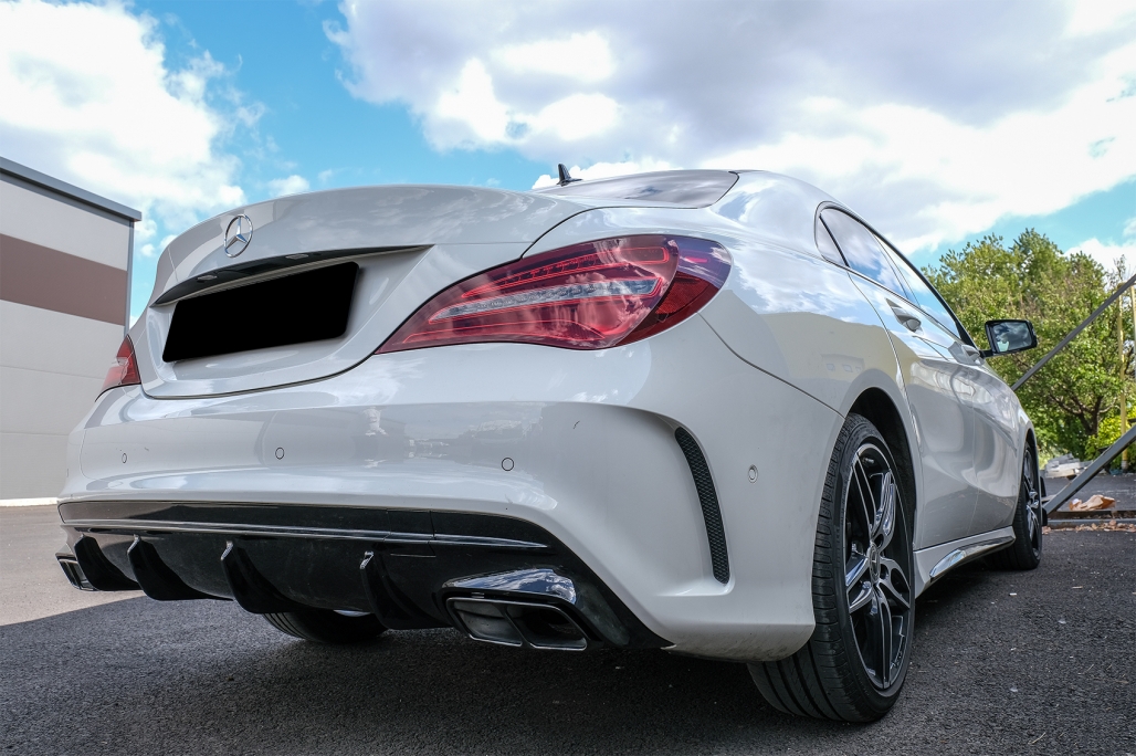 Uitlaat Sierstukken Mercedes A-Class W176 CLA W117 C117 (2012-2018) A45 CLA45 Zwart