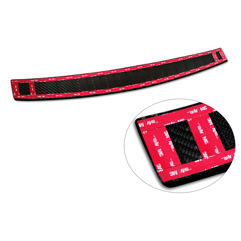 Echt 3D Carbon Achterbumperprotector  Mercedes EQE (X294) SUV 2022- 'Ribs'