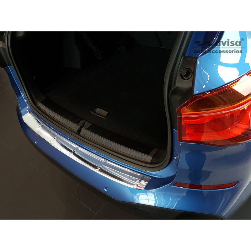 RVS Achterbumperprotector  BMW X1 (F48) M-Pakket 2015-2022 'Ribs'