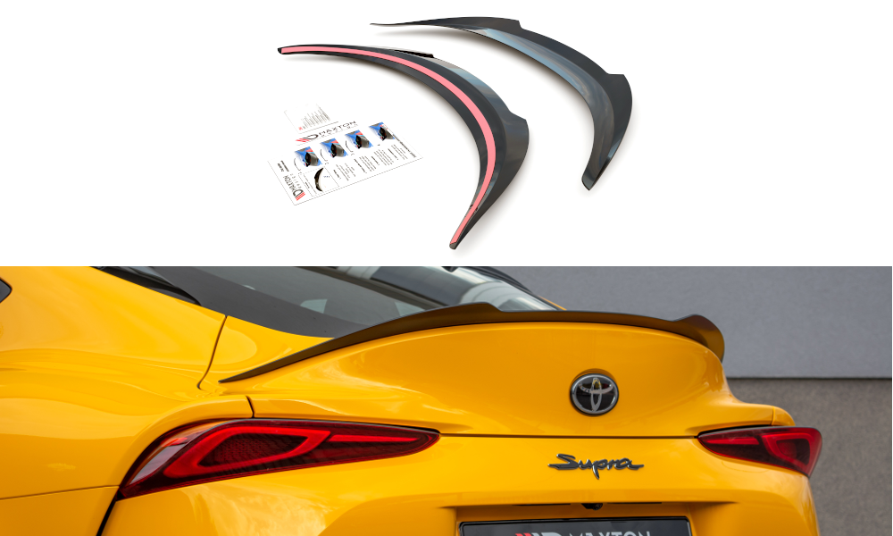 Spoiler Toyota Supra MK5 Maxton Glans Zwart
