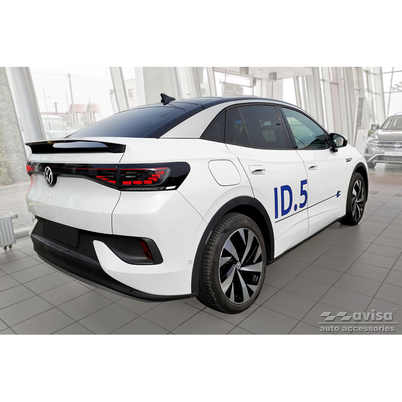 Zwart RVS Instaplijsten  Volkswagen ID.5 2021- - 'Lines' - 4-delig