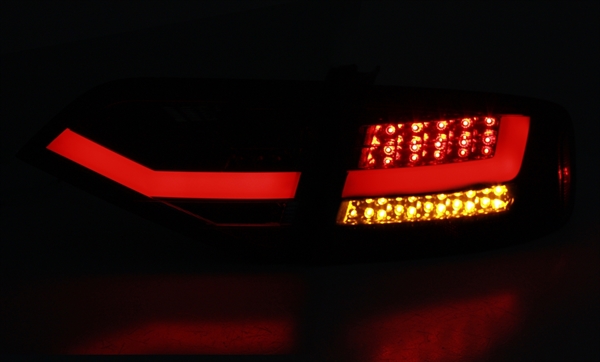 Taillights Audi A4 B8 Limousine Led black/smoke