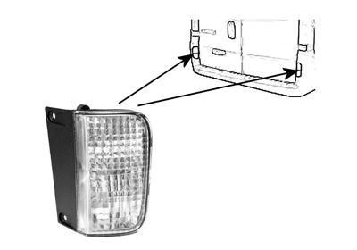 achteruitrijlicht, onder, zonder fittingdeel, rechts Opel Vivaro
