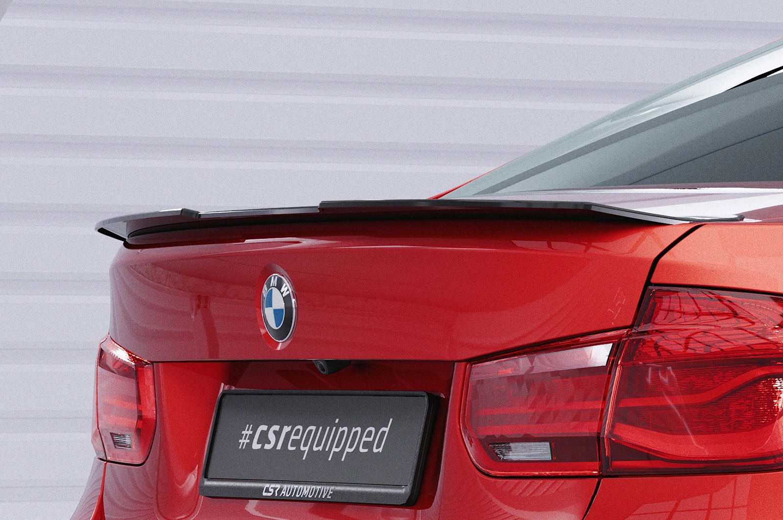Achterspoiler voor BMW 3er F30 Glans Zwart (10/2011–2019) – CSR Automotive