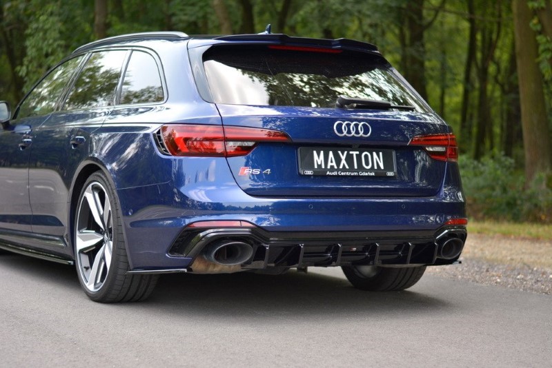 Diffuser Audi RS4 B9 Avant Glanzend Zwart