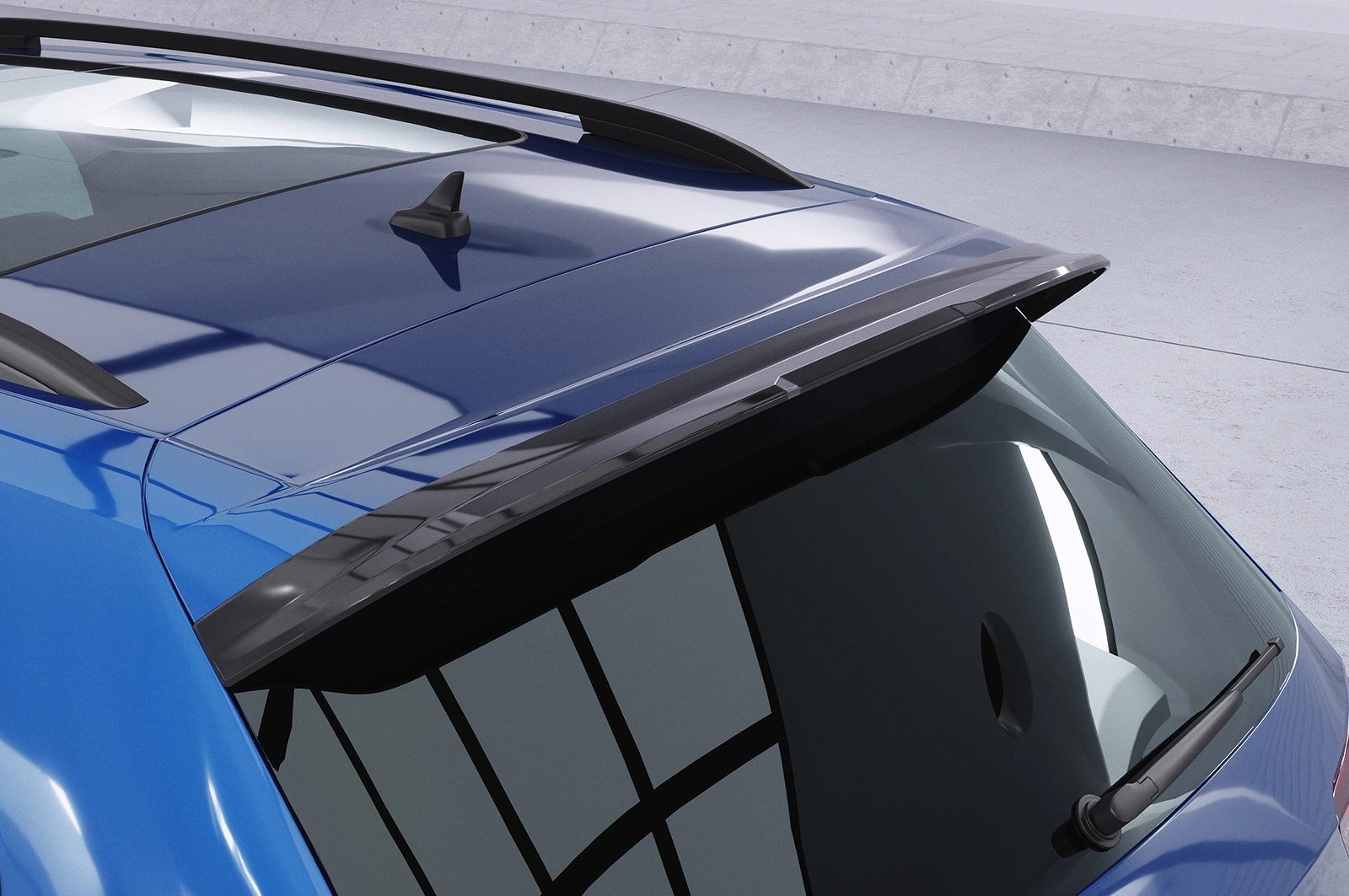 Achterspoiler VW Tiguan II (Typ AD1) R / R-Line 2016–heden – CSR Automotive – Glans Zwart