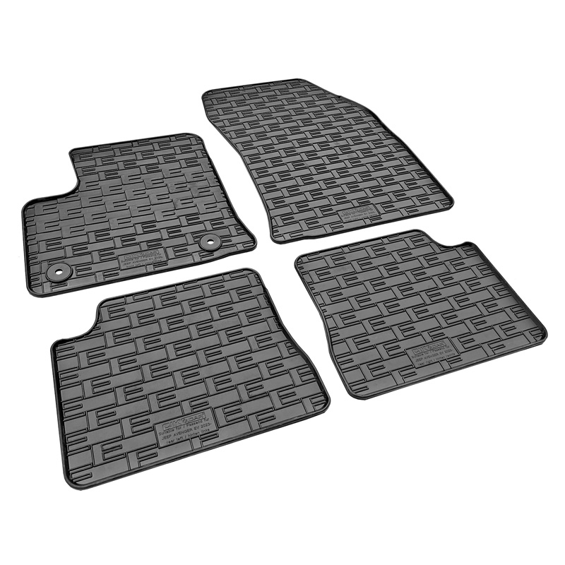 Rubber matten  Jeep Avenger (electric) 2023- & Fiat 600e 2023- (4-delig + montagesysteem)