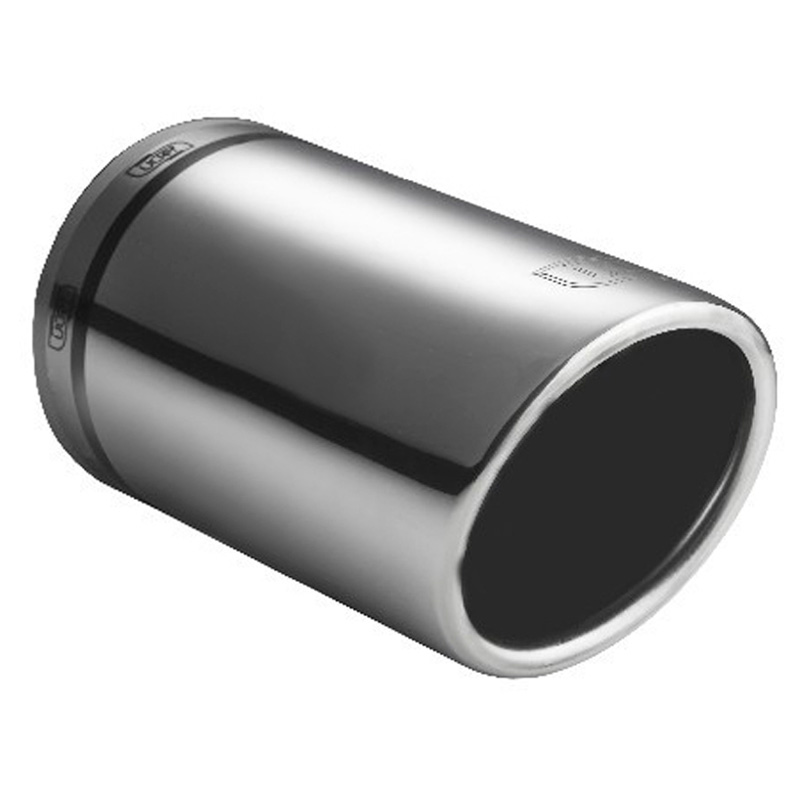 Ulter Sport Uitlaatsierstuk - Rond Ø90mm Schuin - Lengte 120mm - Montage 65-80mm - RVS