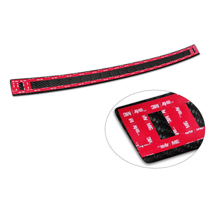 Echt 3D Carbon Achterbumperprotector  Mercedes GLC II (X254) 2022- 'Ribs