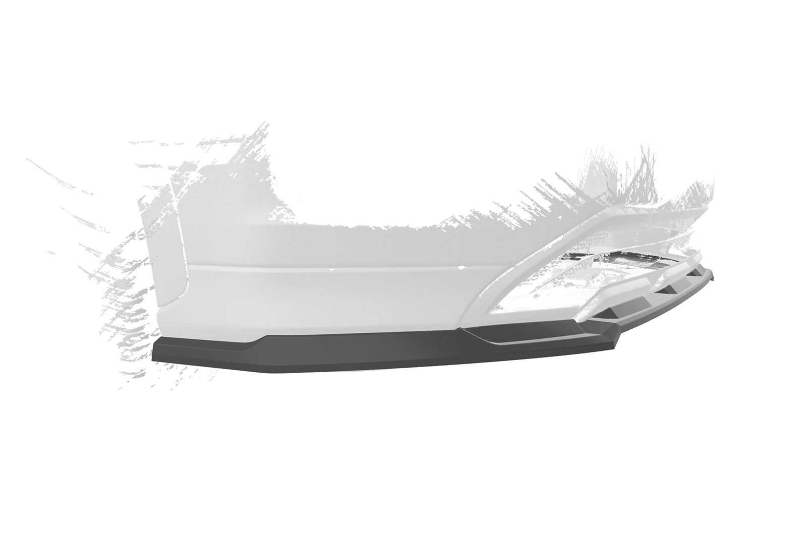Voorspoiler Mitsubishi Eclipse Cross Glans Zwart (2021–) CSR