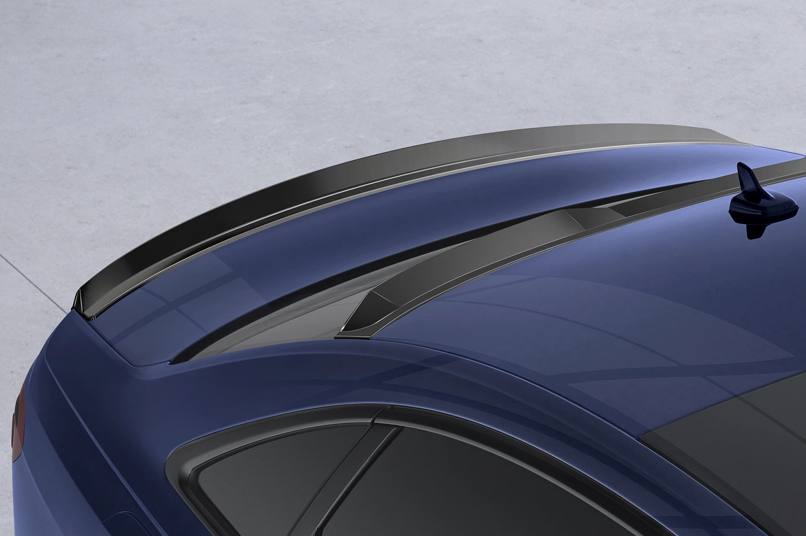 Achterspoiler Audi A8 (D5) glans zwart